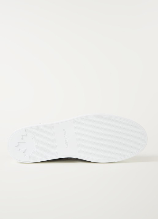 Dsquared2 251 sneaker met kalfsleren details - detail 5 wit