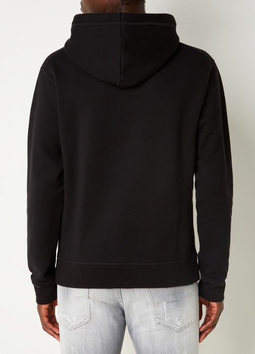 Dsquared2 Ciro Pixel Icon hoodie met logoprint - achterkant zwart