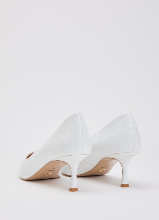 Dune London Achievable pump met glitter - achterkant 5 wit
