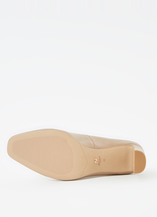 Dune London Arriving pump van leer - detail 5 camel
