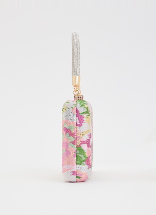 Dune London Beaut clutch met afneembare schouderriem - detail 4 lichtroze