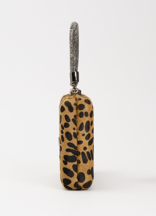 Dune London Beaut clutch met afneembare schouderriem - detail 4 camel