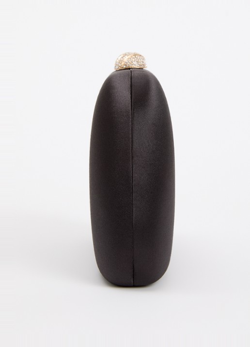 Dune London Binding clutch met afneembare schouderriem - detail 4 diepzwart