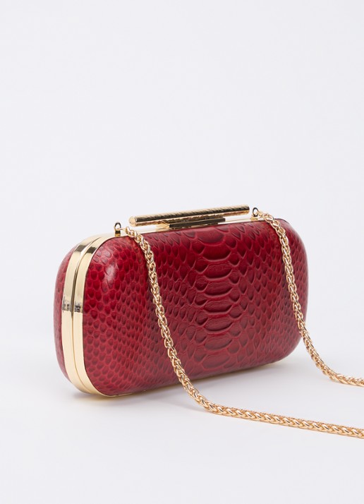 Dune London Body clutch - achterkant 2 donkerrood