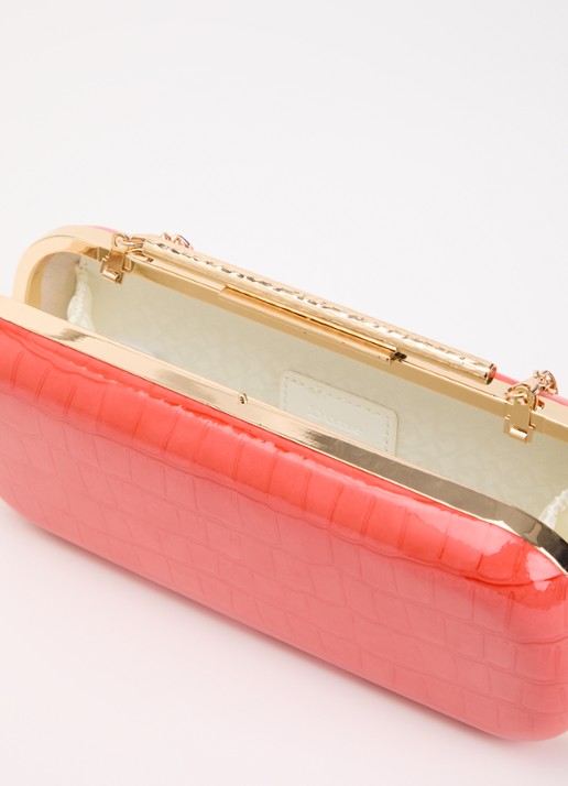 Dune London Body clutch - detail 3 koraalroze