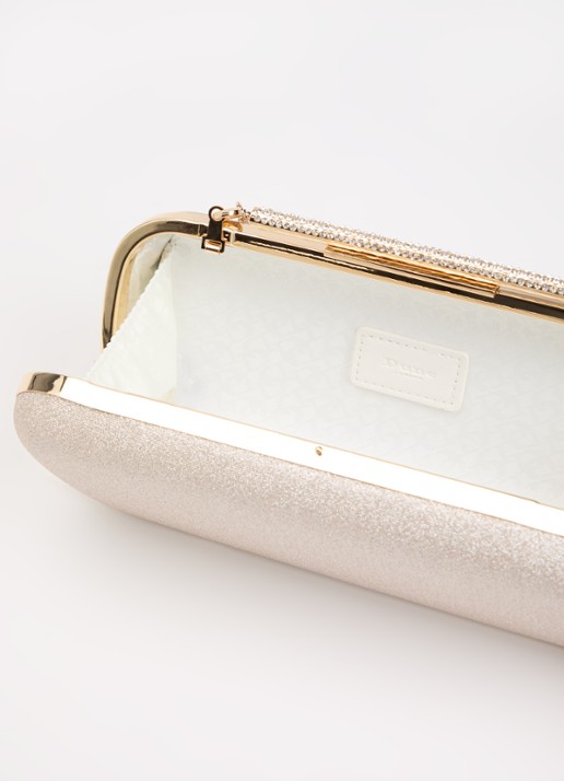 Dune London Body clutch - detail 3 roségoud