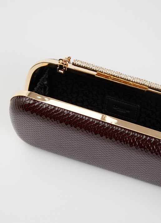 Dune London Body clutch - detail bordeauxrood