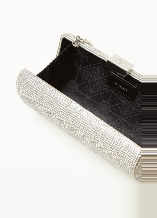 Dune London Bryannies clutch met strass - detail 2 zilver