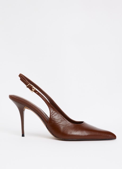 Dune London Cai slingback van leer