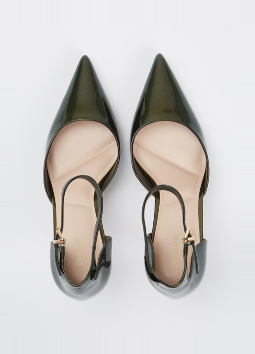 Dune London Calmness sandalette - detail 3 groen
