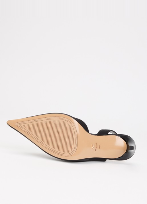 Dune London Camara slingback van satijn - detail 5 zwart
