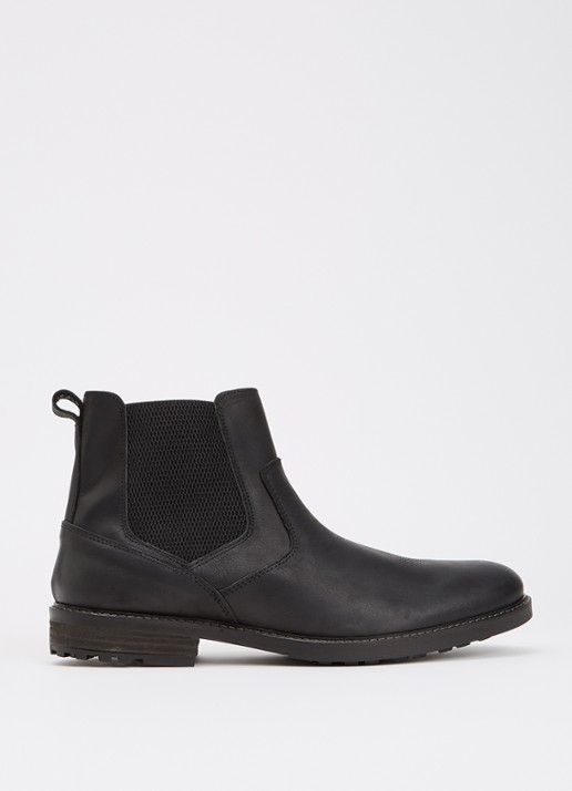 Dune London Champy chelsea boot van leer