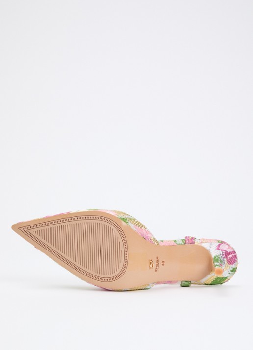 Dune London Channel sandalette met strass - detail 5 lichtroze