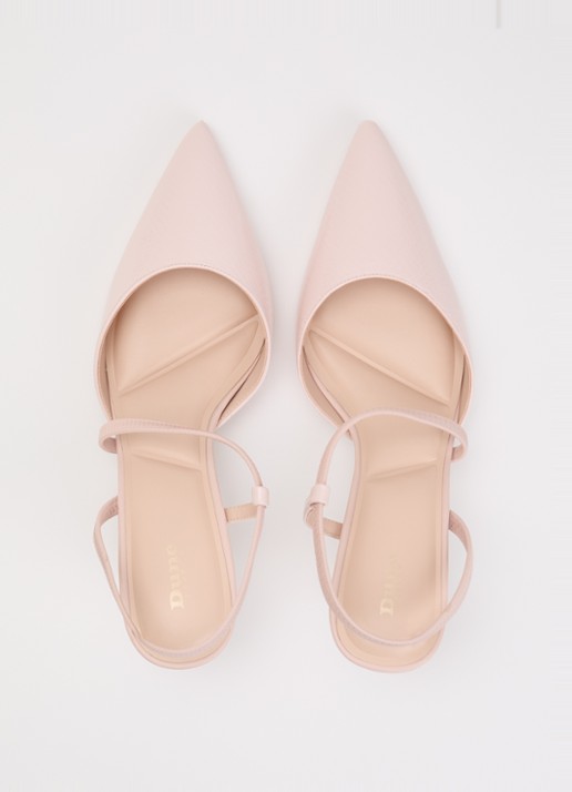 Dune London Charming slingback - detail 2 lichtroze