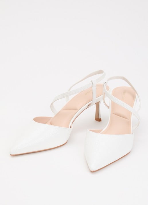 Dune London Charming slingback - detail 2 wit