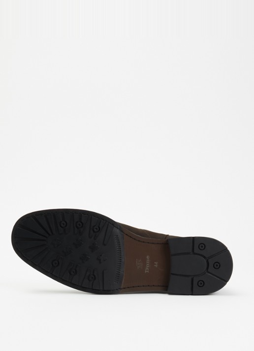 Dune London Chorleys chelsea boot van leer - detail 3 bruin