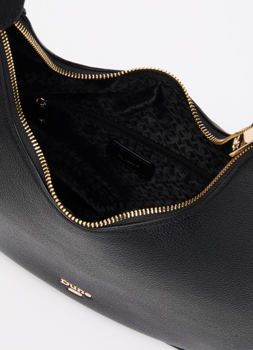 Dune London Dedicated schoudertas met logo - detail 3 zwart