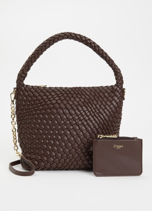 Dune London Deliberate M handtas met afneembare schouderriem en uitneembaar etui