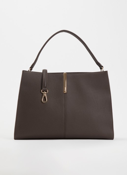 Dune London Destined L handtas van leer met afneembare schouderriem