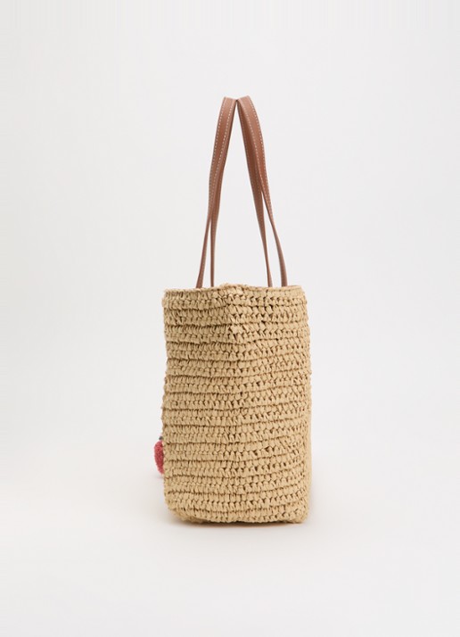 Dune London Devotedly shopper met uitneembaar etui - detail 3 naturel