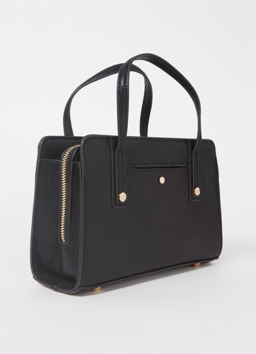 Dune London Dinkydenbeigh handtas met afneembare schouderriem  - achterkant 3 bruin