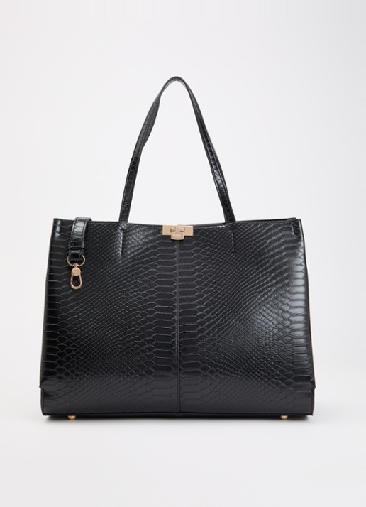 Dune London Dinkydorianna Large handtas met structuur en afneembare schouderriem