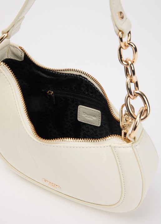 Dune London Direction schoudertas met kettingdetail - detail 3 beige