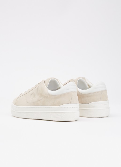 Dune London Eden sneaker  - achterkant 5 beige