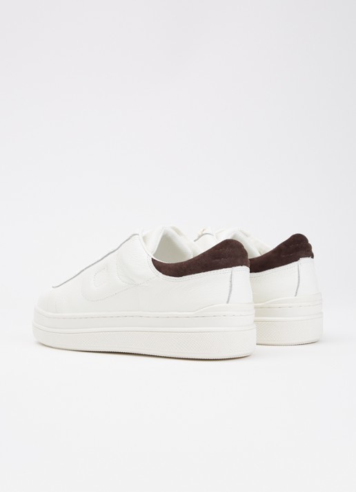 Dune London Eden sneaker  - achterkant gebroken wit