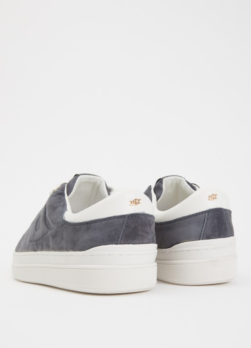 Dune London Eden sneaker  - achterkant 2 donkergrijs