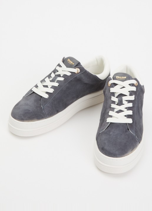 Dune London Eden sneaker  - detail 3 donkergrijs
