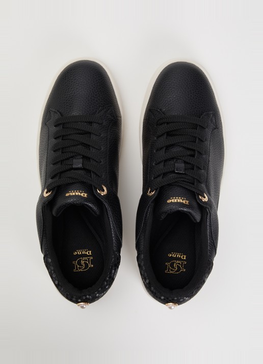 Dune London Emba sneaker  - detail 2 zwart