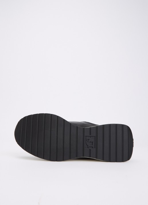 Dune London Emotion sneaker met suède details - detail 5 zwart
