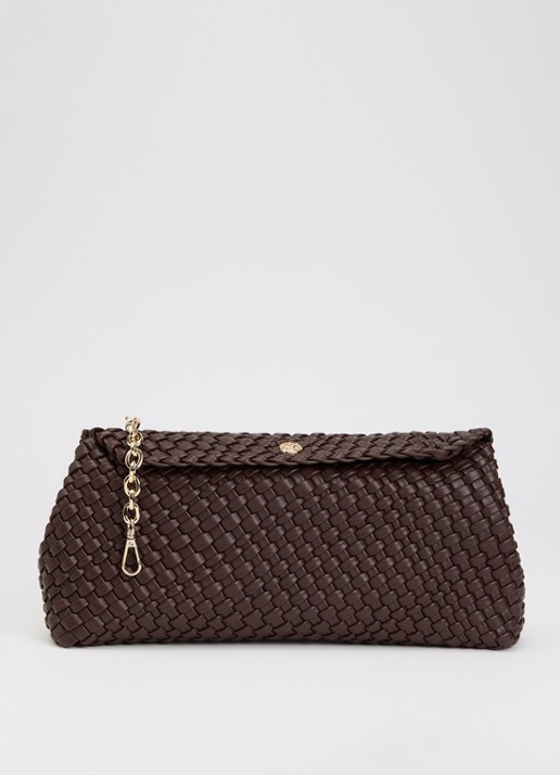 Dune London Encourage crossbodytas met afneembare schouderriem - voorkant 5 bruin
