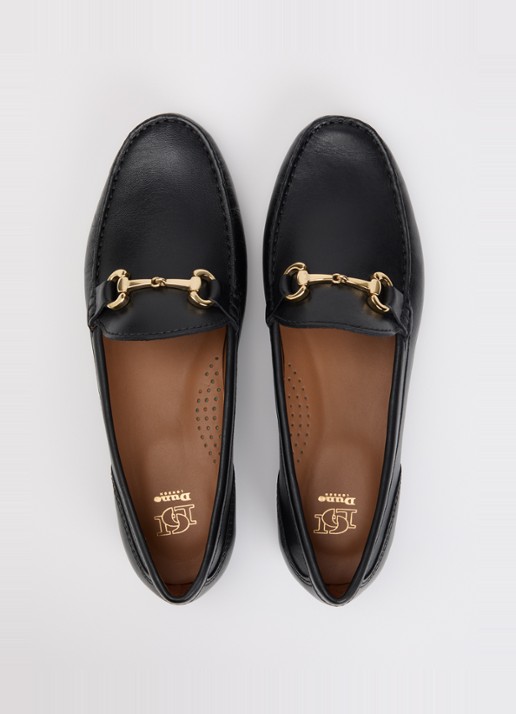 Dune London Glena loafer - detail 4 diepzwart