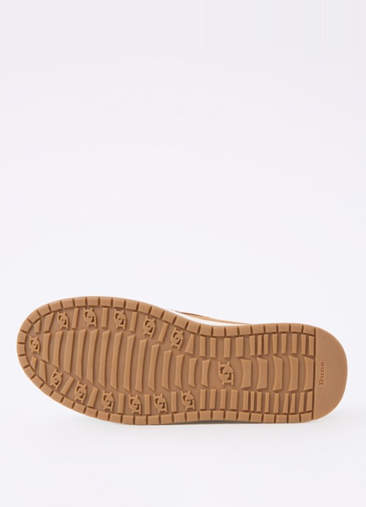 Dune London Glide loafer van leer - detail 3 camel