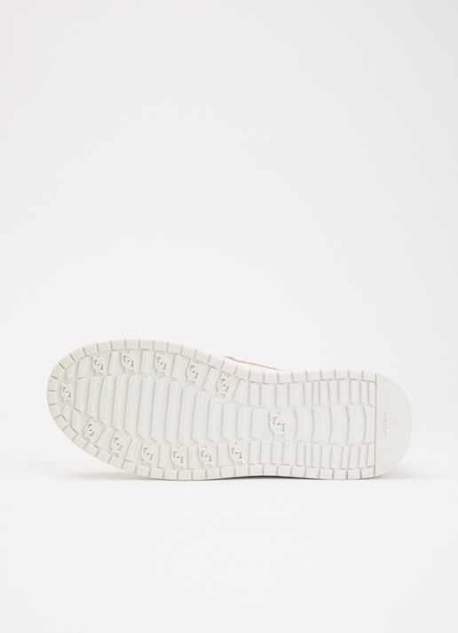 Dune London Glide loafer van leer - detail 5 creme