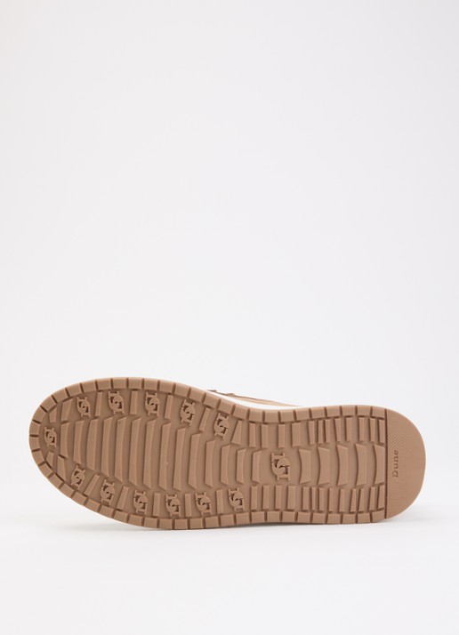 Dune London Glide loafer van leer - detail 5 lichtbruin