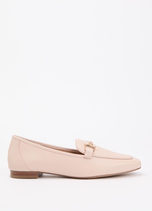 Dune London Grained loafer met horsebit