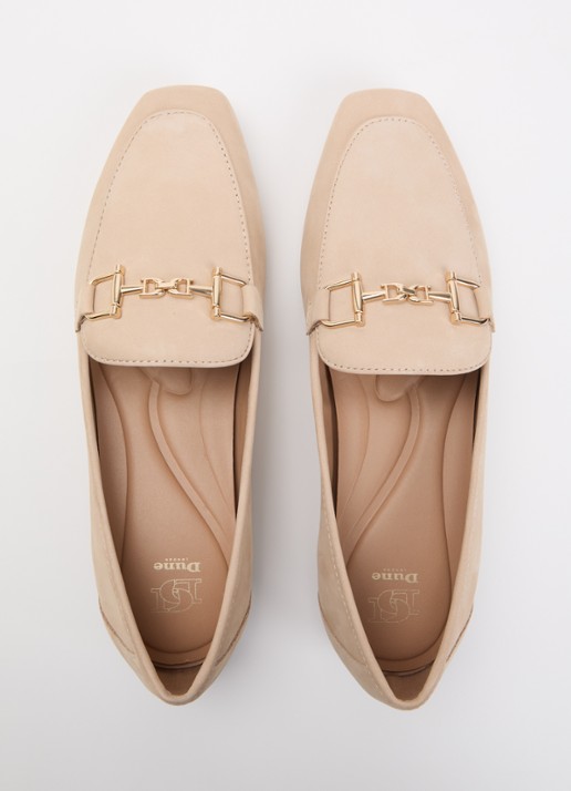 Dune London Grained loafer - detail 3 beige