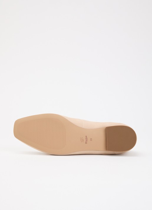Dune London Grained loafer - detail 4 beige