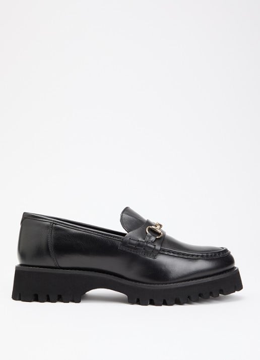 Dune London Grissinis T loafer van leer