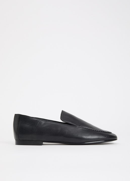 Dune London Gurl loafer van leer