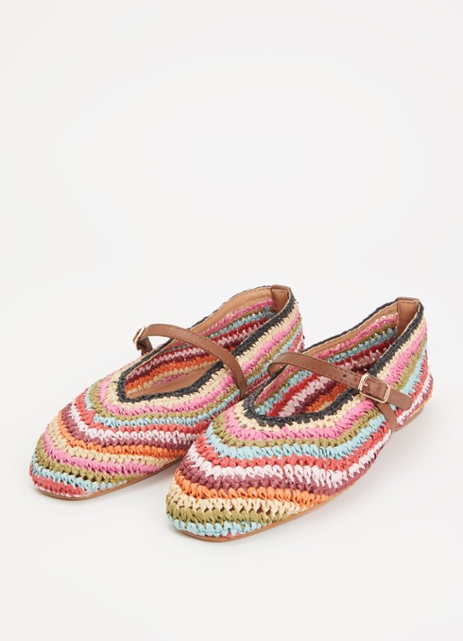 Dune London Haloha ballerina - detail 3 multicolor