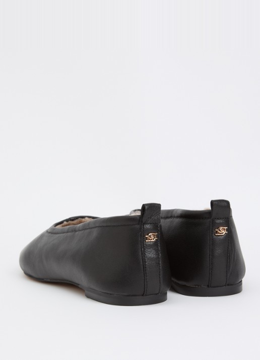 Dune London Harliee ballerina  - achterkant zwart