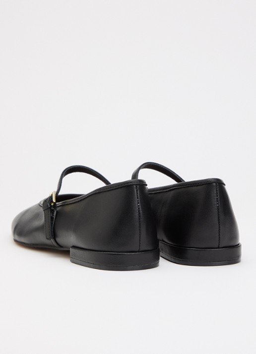 Dune London Hearthrob ballerina  - achterkant 4 zwart