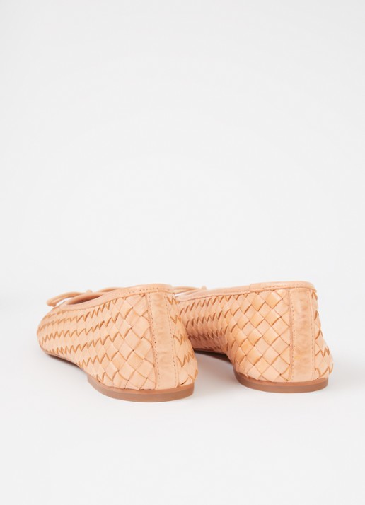 Dune London Heat ballerina - achterkant zalmroze