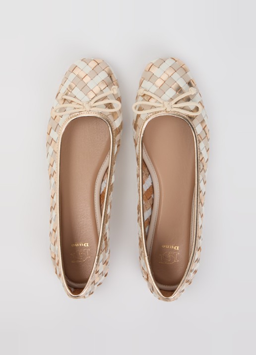 Dune London Heat ballerina - detail 4 beige