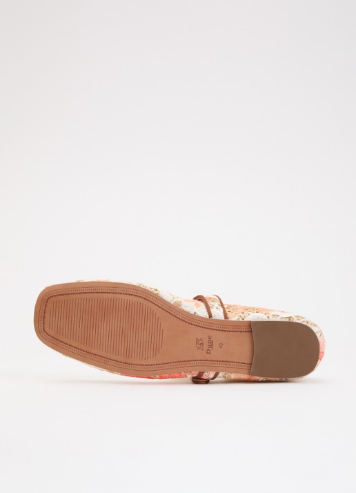 Dune London Hennrietta ballerina - detail 5 oranje