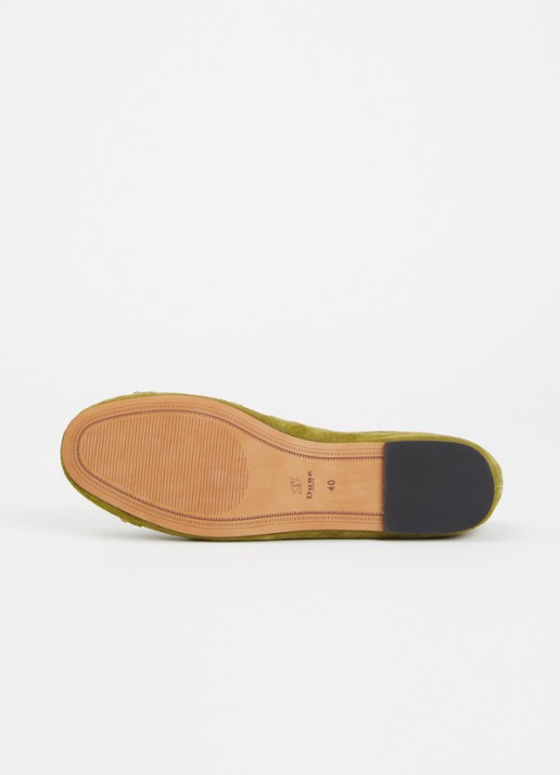 Dune London Highest ballerina met lakleren details - detail 4 groen